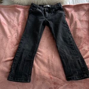 Levi’s black denim jeans
